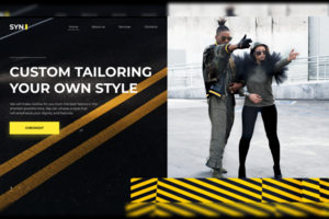 Дизайн Landing Page для ателье