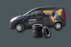 Car branding for DeWALT