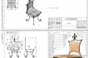 Кованная мебель, стул