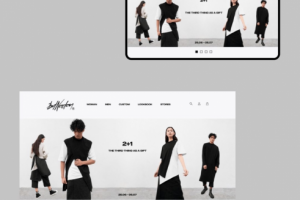 Дизайн интернет-магазина  мужской и женской одежды Bat Norton