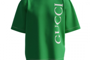 3D Визуал футболки GUCCI (анимация, модель)