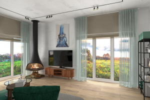 Гостиная в частном доме