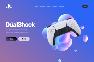 Сайт на джойстик