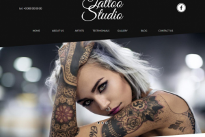 Тату студия (Landing Page)