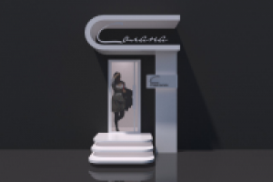 Эскизные поиски входной группы для студии загара.