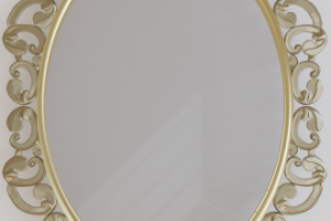 3 d модель зеркала в стиле "барокко"
