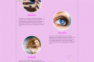 HTML шаблон "Красота и здоровье"