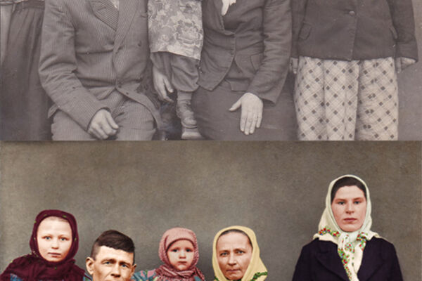 Реставрация и оцветнение фото