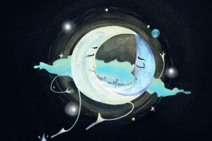 Концепт-персонаж Луна