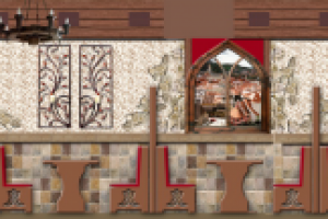 Интерьер ресторана. Чешский зал