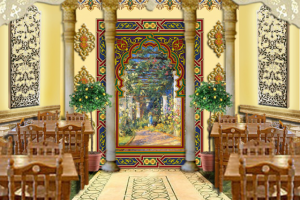 Интерьер ресторана. Восточный зал.