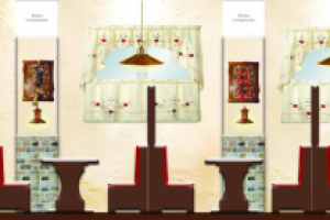 Интерьер ресторана. Болгарский зал.