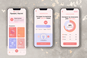 Концепт health-tracking приложения