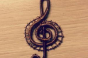 Wire Wrap скрипичный ключ