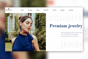 Сайт ювелирной бижутерии "Premium jewelry"