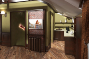 Дизайн проект Таун-хауса. Мансарда