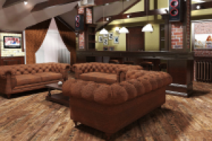 Дизайн проект Таун-хауса. Мансарда