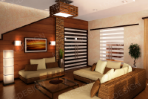 Загородный дом. Гостиная