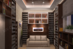 Загородный дом. Кабинет