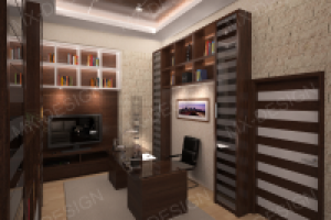 Загородный дом. Кабинет