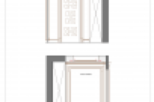 Квартира на тверской. Развертки по коридору