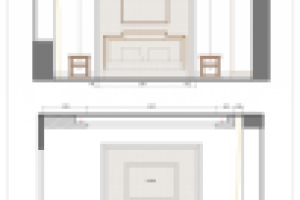 Квартира на тверской. Развертки по спальне