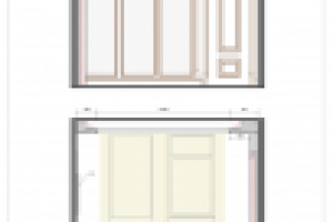 Квартира на тверской. Развертки по спальне