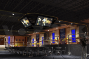 Проект интерьера дискотеки для Дворца Республики, г. Минск.