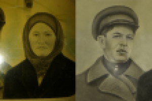 Ретушь старых ч/б фото