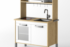 3д модель детской кухни Икеа