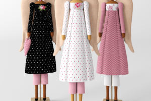 3д Модель для сайта кукла Тильда