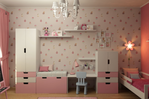 детская для девочки (Икеа)