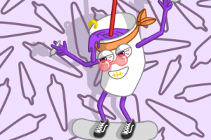 Иллюстрация в векторной графике для группы вконтакте "Shyshkn"