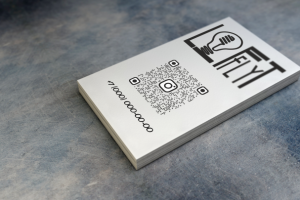 Макет визитки для LoftFly