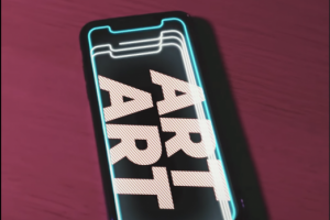 3D эффект для фонового видео Арт выставки