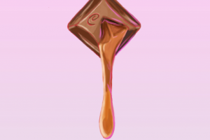 Долька шоколада (adobe photoshop)