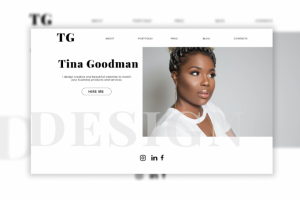 ДИЗАЙН САЙТА о современном digital-специалисте из 8 секций