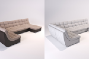 3d модель дивана 004