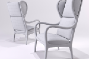 Модель кресла HAYON BERGERE edges