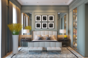 3D визуализация спальни 01