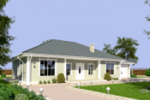 Типовой проект одноэтажного дома