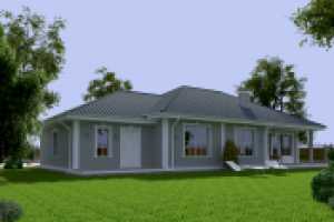 Типовой проект одноэтажного дома