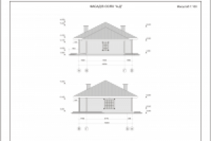 Типовой проект одноэтажного дома