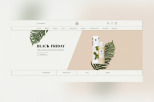 Дизайн интернет-магазина косметики