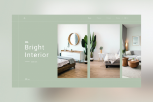 Дизайн сайта для студии интерьер дизайна