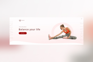 Баннеры для йога-студии