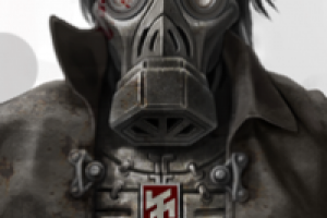 Солдат в стили дизиль- панка.