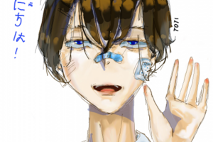 Portrait in art style boys