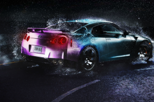 Nissan GT-R - Обработка фото