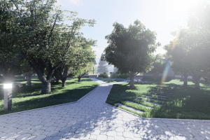 Благоустройство участка 2